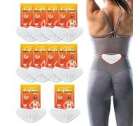 Toppe termiche adesive, toppe autoriscaldanti riutilizzabili, 10 cuscinetti riscaldanti portatili per collo e spalle, toppe per alleviare il disagio per vita e schiena