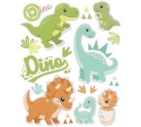 Toppe termoadesive dinosauri piccolo foglio