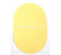 TOPPE Termoadesive Gialle giallo MARBET Olimpic militare mimetico mini 13 x 8,5cm ovale toppa bambini 2m 003