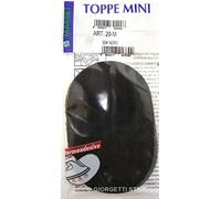 TOPPE Termoadesive MARBET Jeans Nero mini 13 x 8,5cm ovale toppa bambini bambino 29M 004