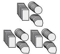 Toppe Termoadesive Nel Tessuto, 72 Pezzi, Toppe Termoadesive, per Cappelli,7779