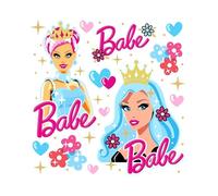 Toppe termoadesive principessa BABE - foglio piccolo