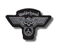 Toppe termoadesive ricamate, 1 pezzo, motivo: Motorhead