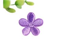 Toppe Termoadesivi 10 pezzi di toppe a forma di fiore piccolo carino termoadesive su applique Parch borse for bambini vestiti adesivi ricamati decalcomanie fai da te decorative(10PCS TYPE 02)