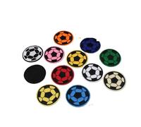 Toppe Termoadesivi Toppe ricamate casuali da calcio da 12 pezzi da cucire su ferro su toppe decorative for riparazioni di applicazioni di calcio(Mix color 38mm)