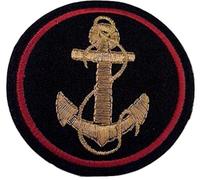 Toppe Toppa Applique applicazioni termoadesive da cucire termoadesive Patch ricamo ricamate per tessuti jeans stoffa Maritimo ancora 7 cm