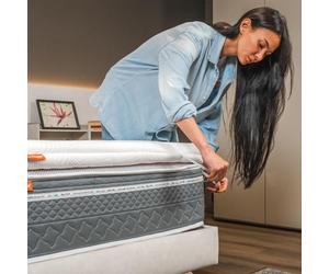 Topper 140x195 alto 5 cm, correttore materasso in Memory Foam - Sfoderabile, Dispositivo Medico, Made in Italy 100%. One
