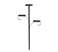 Topper a Albero - Modern Black Candle Stand, Tealight Holder Christmas Accent | Tree Topper con Decorazione Luce, Elegante Foglie per Vacanze Centrotavola per Camera da Letto Soggiorno