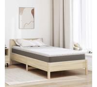 Topper al cocco Bianco 90 x 200 cm Tessuto Jacquard