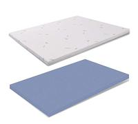 Topper alla francese matrimoniale 140x190 alto 3 cm semi-rigido - Dispositivo Medico - Correttore