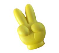 Topper antenna gesto | Decorazioni per antenna per auto gesto giallo | Ornamenti anttenna di automobili divertenti in schiuma | CCAR facile da trovare nel parcheggio Accessori automatici | Styling Ant