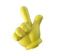 Topper antenna gesto | Decorazioni per antenna per auto gesto giallo | Ornamenti anttenna di automobili divertenti in schiuma | CCAR facile da trovare nel parcheggio Accessori automatici | Styling Ant