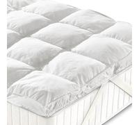 Topper Bed in Microsfere 5 cm - Coprimaterasso Trapuntato e Soffice, 100% Anallergico e Traspirante, corregge i difetti del materasso | Matrimoniale 170x200x5 cm CERT, OEKO TEX