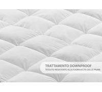 Topper Coprimaterasso Imbottito Antibatterico Correttore Materasso Polax