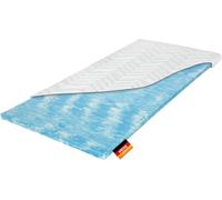 Topper Coprimaterasso in schiuma di gel per materassi e letti a molle - alto RG50 - rivestimento lavabile fino a 60°C - Made in Germany, Schiuma gel, 90 x 200 cm
