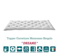 Topper Correttore ALTA QUALITA' Memory per materasso singolo o matrimoniale