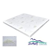 TOPPER CORRETTORE IN MEMORY FOAM SFODERABILE IN Aloe Vera 5 CM 80 90 100 160 180