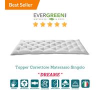 Topper Correttore Materasso in Memory Foam MED Coprimaterasso Alto 7cm