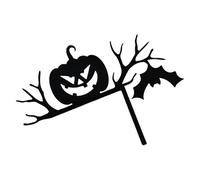 Topper de Porte d' - Decorazione della Cornice d'ingresso Spaventosa per Case infestate e portici | Accento di Porta Gotico, Ornamento da Parete Spaventoso per Le Feste e l'