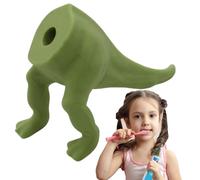 Topper del dentifricio del sedere - Cappuccio di dentifricio Dinosauro di cacca divertente | Distens di silicone autonomo per bambini e adulti, regalo di bavaglio per alimenti, accessorio per bagno ca