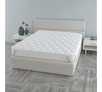 Topper DREAM imbottito e trapuntato, Coprimaterasso Letto Matrimoniale Maxi 180x200 cm, Imbottitura da 700g/m², con Elastici Angolari e soffietto da 8 cm - Lavabile in Lavatrice