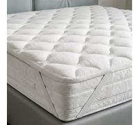 Topper DREAM imbottito e trapuntato, Coprimaterasso Letto Singolo 80x195 cm, Imbottitura da 700g/m², con Elastici Angolari e soffietto da 8 cm - Lavabile in Lavatrice