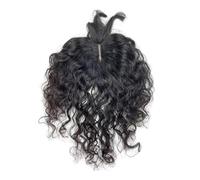 Topper For Capelli Con Base In Seta Da 12x14 Cm Donne Diradati, Veri Umani, Clip-in Lunghi, Ricci E Ondulati, Sottili Topper per Capelli da Donna(Natural Black,12 inch)