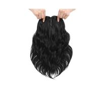 Topper for capelli corti ondulati da 12 pollici for donna con clip nel parrucchino
