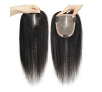 Topper For Capelli Da Donna In Veri Umani, Base Mono 5"x5", Diradare La Corona E Separare Le Parti Larghe,Aggiunge Volume, Può Essere Arricciato Topper per Capelli da Donna(18 inch)