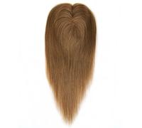 Topper for capelli da donna, veri capelli umani, con base in pizzo svizzero diradante da 4 x 4,5 pollici, senza frangia per Donne Affascinanti(6#,14 inch)