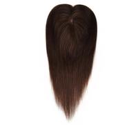 Topper for capelli da donna, veri capelli umani, con base in pizzo svizzero diradante da 4 x 4,5 pollici, senza frangia per Donne Affascinanti(2#,12 inch)