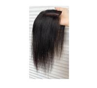 Topper for capelli umani a base mono for perdita di capelli da donna, estensione dei capelli con corona nascosta, aspetto naturale Extension per Capelli(10 Inch,6x12cm)