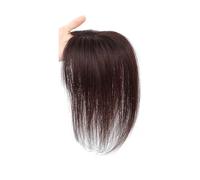 Topper for capelli umani da 9,8 pollici for donne con capelli diradati, estensione dei capelli for l'uso quotidiano Aspetto naturale(Medium brown)