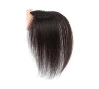 Topper for capelli umani da 9,8 pollici for donne con capelli diradati, estensione dei capelli for l'uso quotidiano Aspetto naturale(Dark brown)