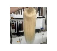 Topper for capelli umani MONO da 5x5 pollici for donne, monofilamento PU, con clip in PU intorno, estensioni for capelli umani, capelli biondo chiaro Topper per Capelli da Donna(20 INCH)