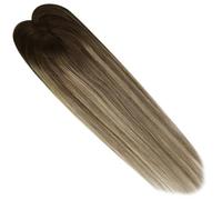 Topper for capelli umani naturali da 3 * 5 pollici, base mono for donna, parte invisibile, estensione dei capelli(4-27-4,10 inch)
