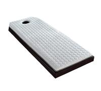 Topper in Memory Foam Per Lettino Da Massaggio Con Breathe Hole,Copriletto Con Ciglia A Testa Quadrata/Rotonda/Trapezoidale,Copricuscino Per Letto Spa,Spesso 3/4/5/6cm,4cm/1.6",T 60x180cm