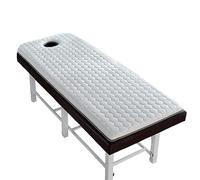 Topper in Memory Foam per Lettino da Massaggio con Breathe Hole,Copriletto con Ciglia A Testa Quadrata/Rotonda/Trapezoidale,Copricuscino per Letto Spa,Spesso 3/4/5/6cm,5cm/2.0",R 70x185cm