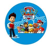 Topper in ostia, Cialde per torte e cupcake a Tema Paw Patrol, Cake Design, Dischi Commestibili, SENZA GLUTINE (13)