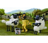 Topper in ostia, Cialde per torte e cupcake a Tema Shaun The Sheep, Cake Design, Dischi Commestibili, SENZA GLUTINE (06)