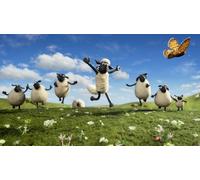 Topper in ostia, Cialde per torte e cupcake a Tema Shaun The Sheep, Cake Design, Dischi Commestibili, SENZA GLUTINE (09)