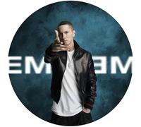 Topper in ostia per torte e cupcake a Tema Eminem, Cake Design, Dischi Commestibili, SENZA GLUTINE (09)