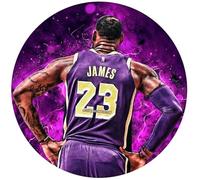 Topper in ostia per torte e cupcake a Tema NBA/Ita Basketball, Cake Design, Dischi Commestibili, SENZA GLUTINE (17)