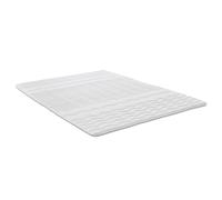 Topper in schiuma comfort da 2,5 cm Sleezzz® Basic 140 x 200 cm con trapuntatura a onde a 7 zone e gommini angolari