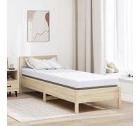 Topper in schiuma memory 80 x 200 cm Thick Morbido Bianco
