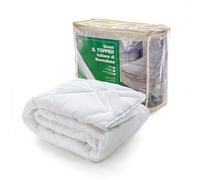 Topper Materasso Biancaluna Green singolo una piazza e mezza matrimoniale 400 gr
