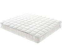 Topper Materasso Matrimoniale 170x200 cm Coprimaterasso Trapuntato Imbottito con Elastici Correttore Materasso Made in Italy