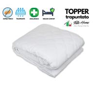 TOPPER materasso Matrimoniale, Singolo Piazza e Mezza Coprimaterasso Trapuntato
