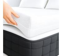 Topper Matrimoniale 120x180 cm | Alto 7 cm | Topper Memory Foam | Allevia Pressione & Riduce Dolori alla Schiena | Fodera Traspirante Sfoderabile e Lavabile | Antiscivolo | CertiPUR | Made in Spain