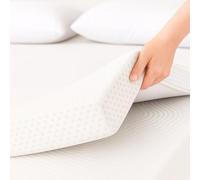 Topper Matrimoniale 135x180 cm Memory Foam - Spessore 4 cm | Comfort Ortopedico | Allevia Dolori alla Schiena e Articolazioni | Traspirante e Termoregolante | Fodera Sfoderabile e Lavabile | OEKO-TEX